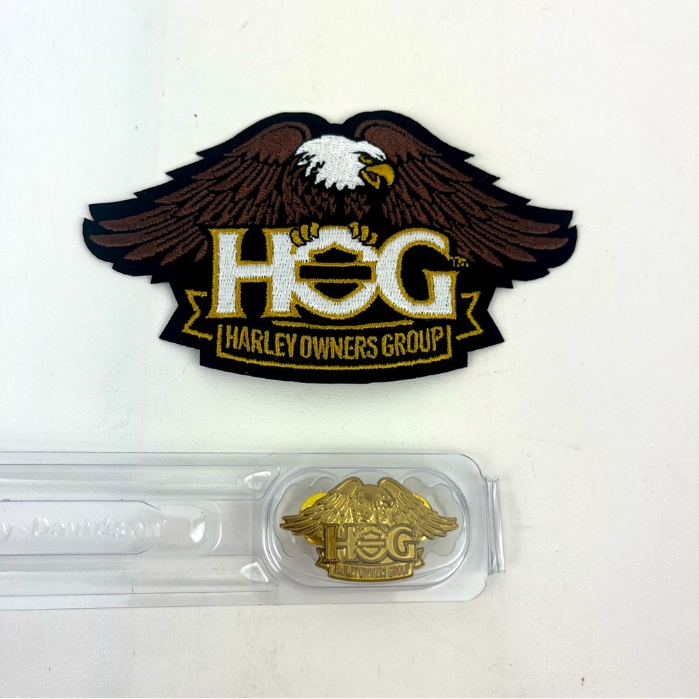 Harley Davidson HOG Harley Owners Group patch and pin